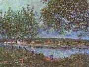 Alfred Sisley Weg der alten Fahre in By oil painting artist